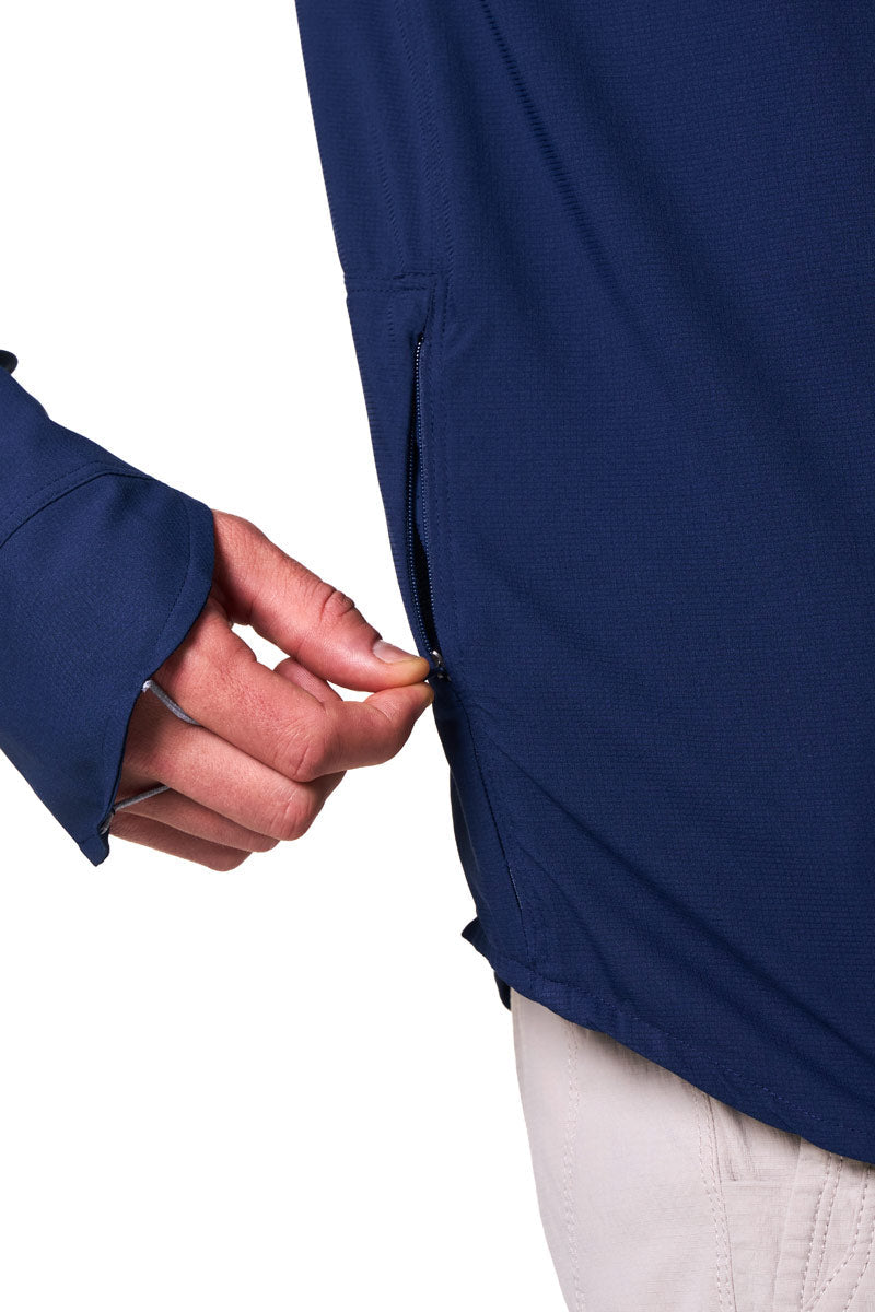 Men's Nassau Long Sleeve Fishing Shirt | Navy