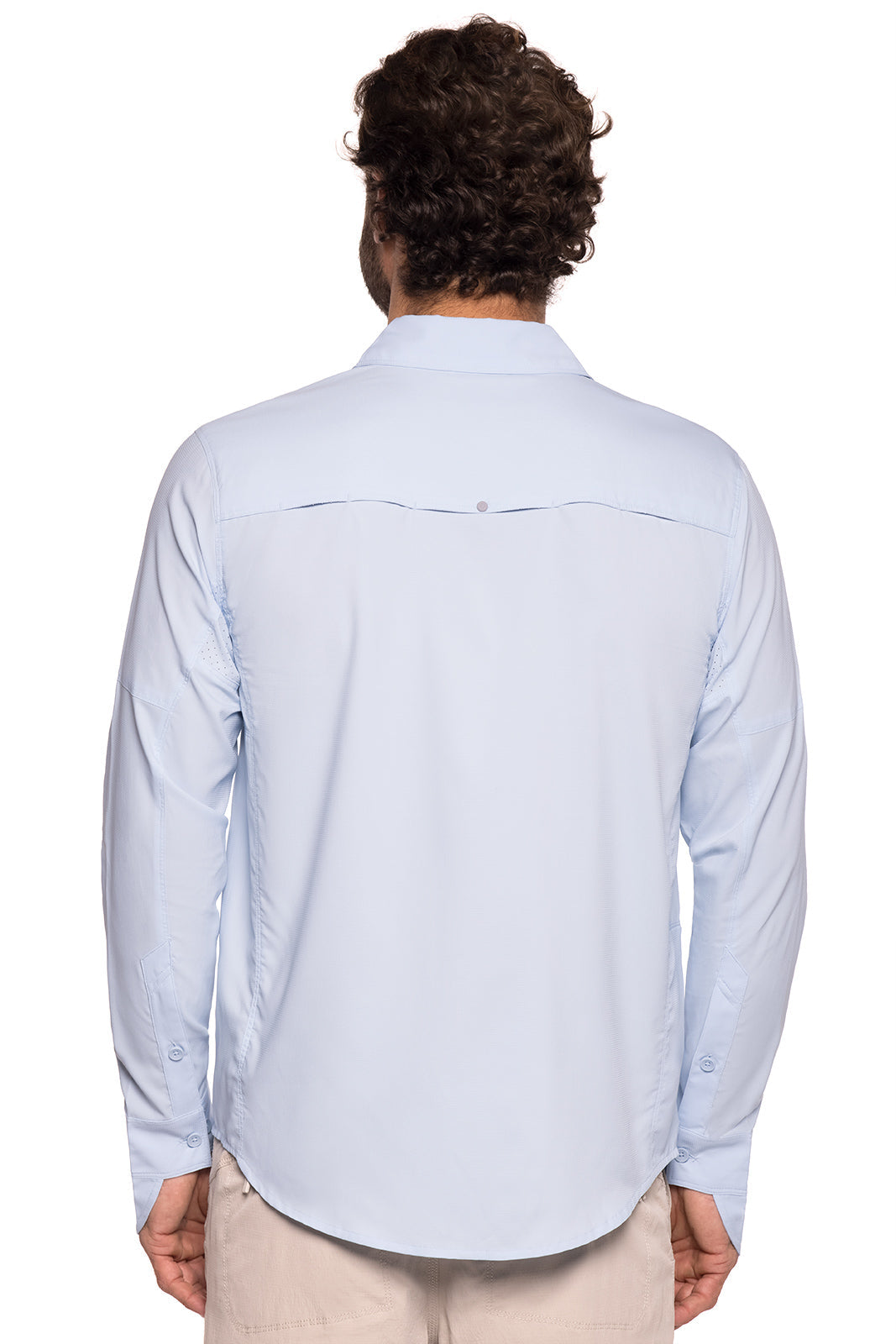 Men's Nassau Long Sleeve Fishing Shirt | Light Blue