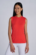 Women's LumaLeo High Neck Tank Top | Coral Reef