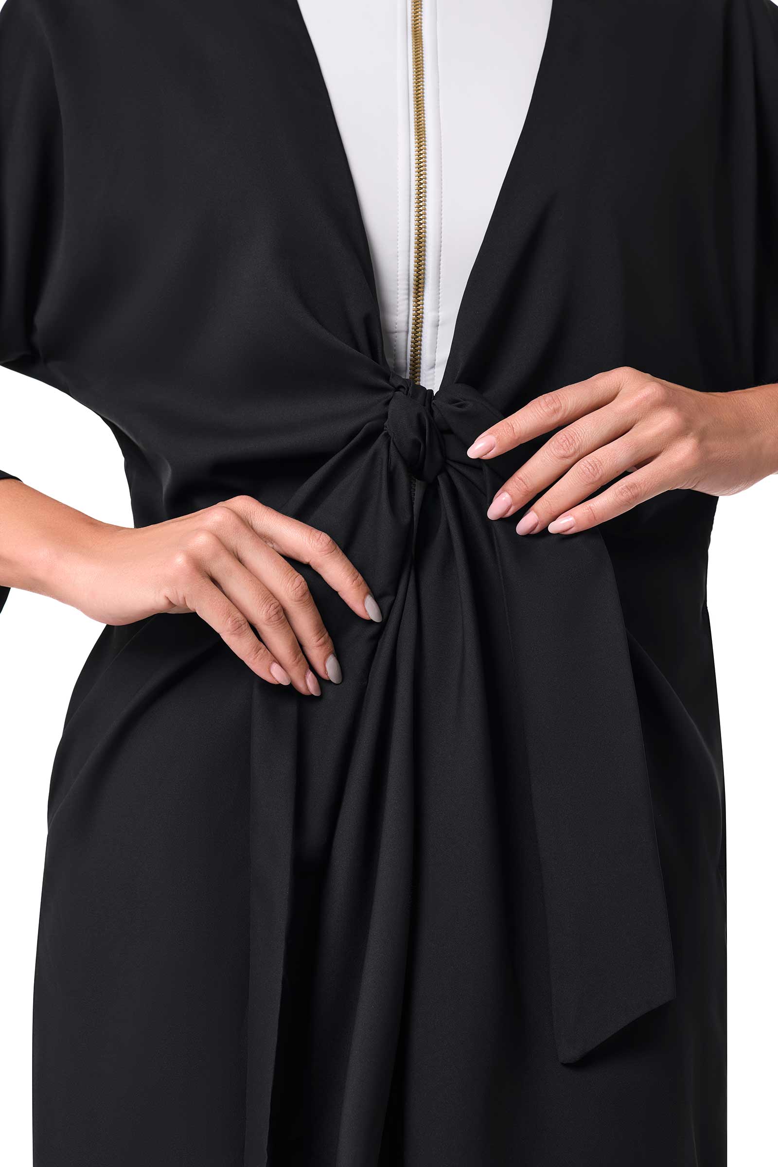 Women's Ocean Drive Cover-Up with Front Tie | Black