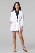 Women's Ocean Drive Cover-Up with Front Tie | White