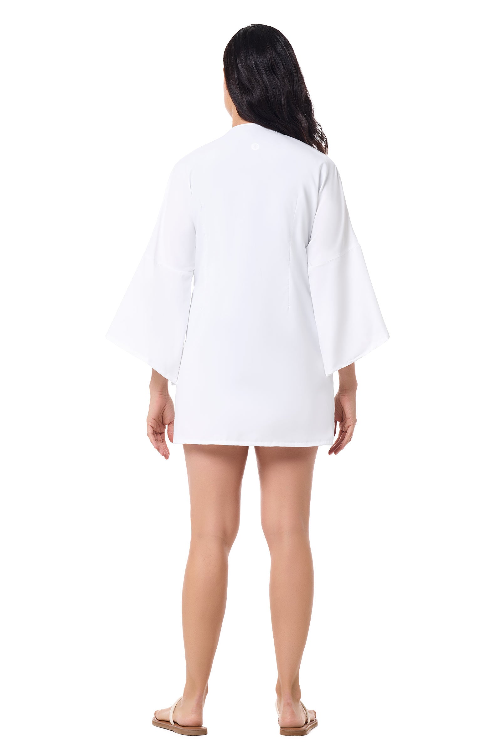 Women's Ocean Drive Cover-Up with Front Tie | White