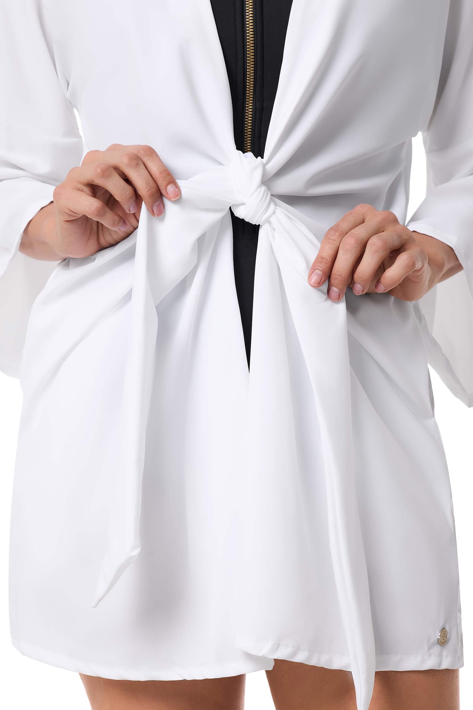 Women's Ocean Drive Cover-Up with Front Tie | White