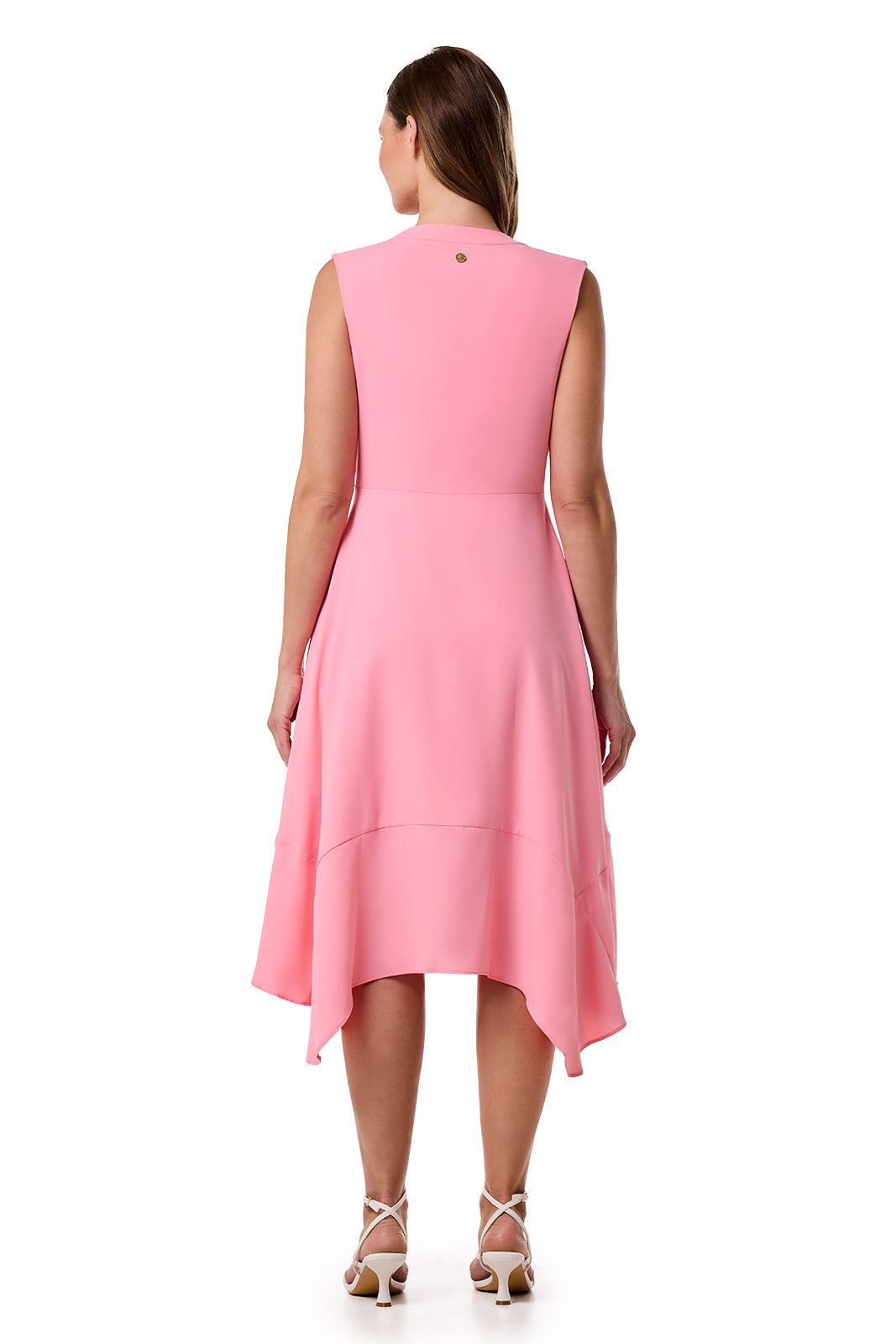 Women's Monroe Button Front Midi Dress | Flamingo Pink