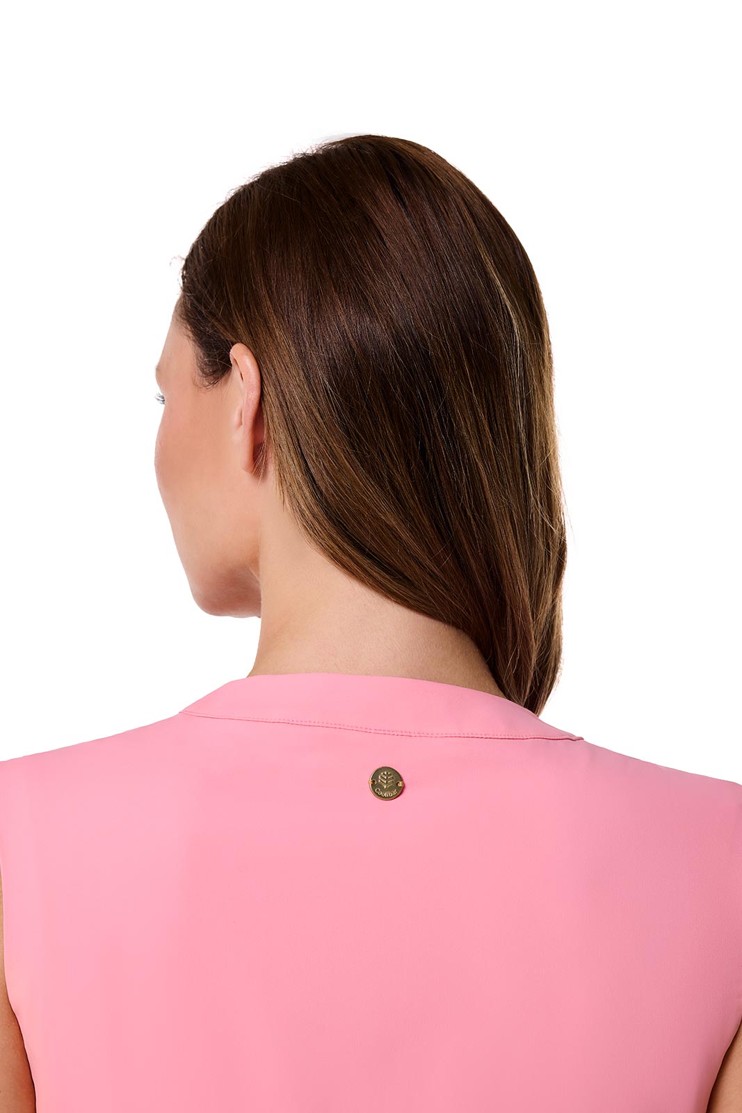 Women's Monroe Button Front Midi Dress | Flamingo Pink