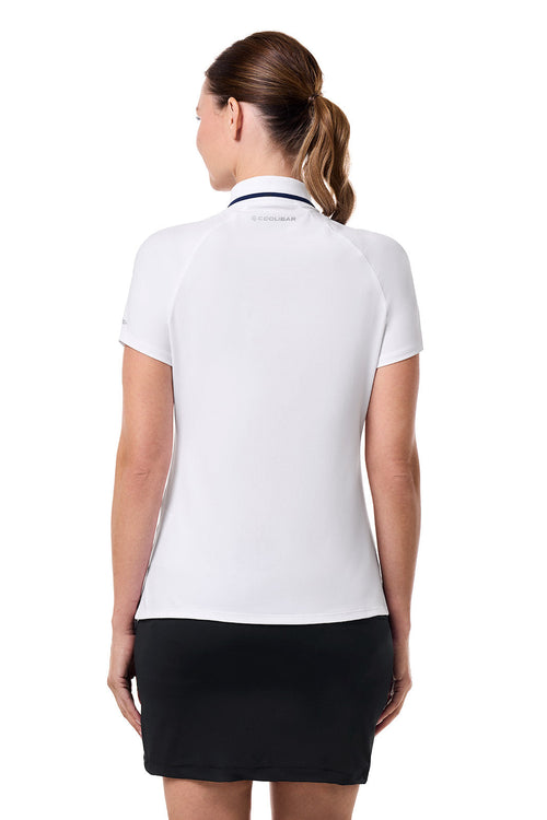 CourtLine Short Sleeve Polo | White