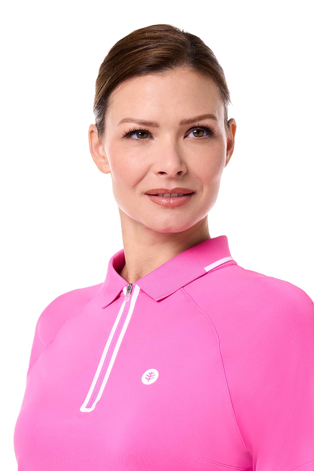 CourtLine Short Sleeve Polo | Tulip Pink