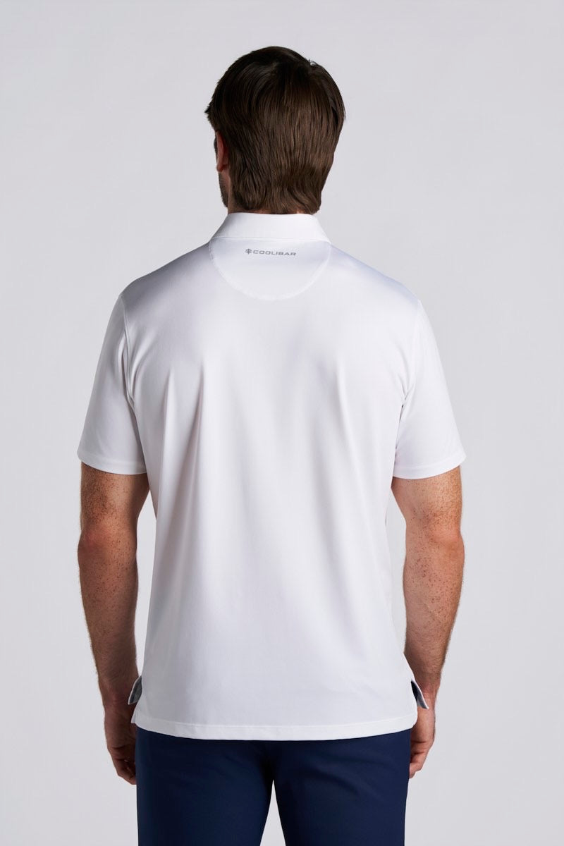 CenterCourt Short Sleeve Polo | White