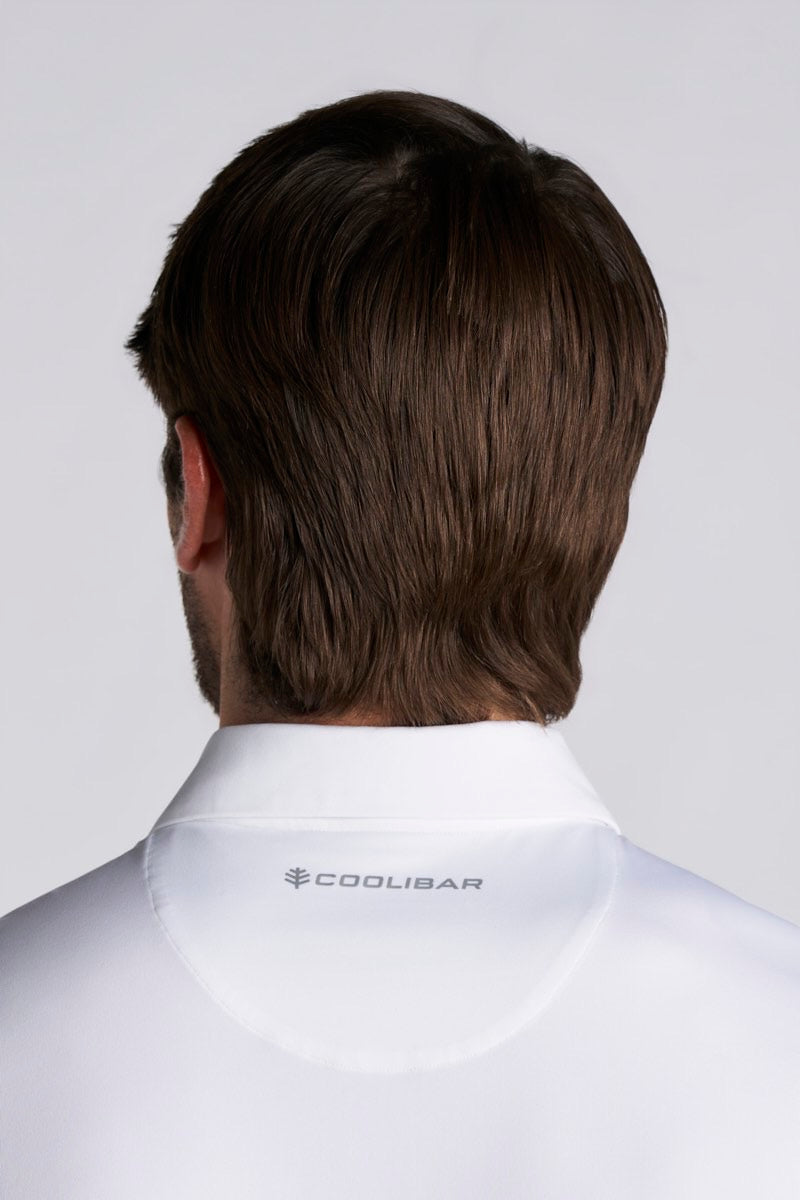 CenterCourt Short Sleeve Polo | White