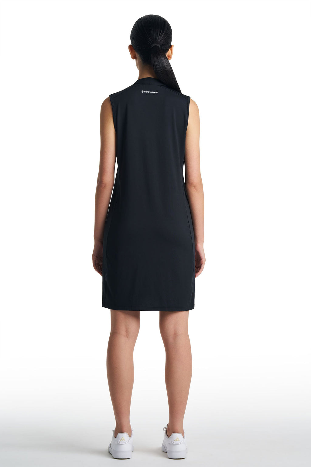 Women's Backspin Sleeveless Golf Dress | Black