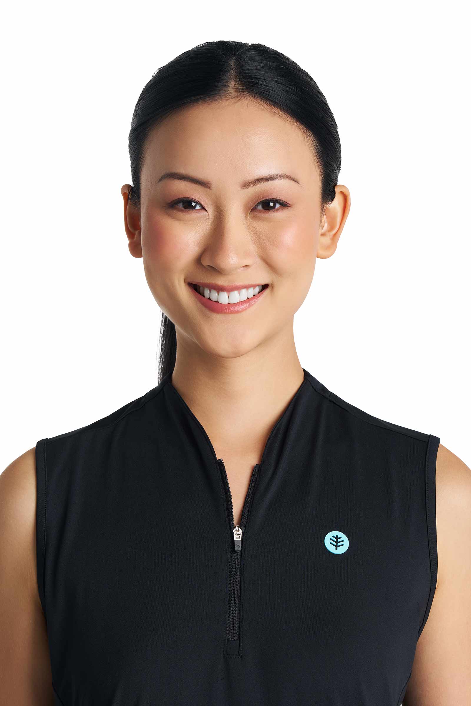 Women's Backspin Sleeveless Golf Dress | Black