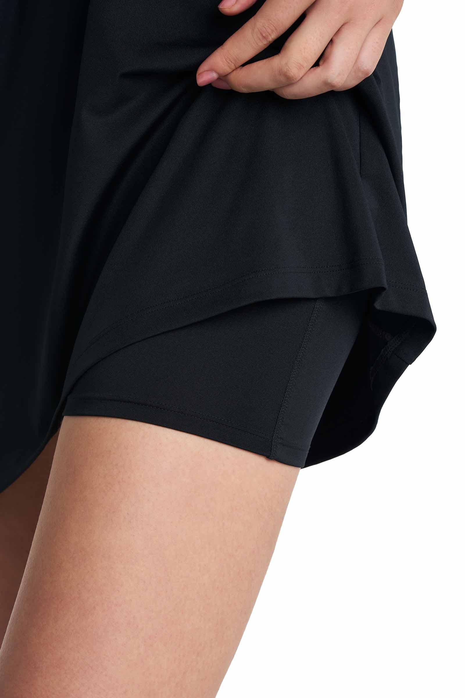 Women's Backspin Sleeveless Golf Dress | Black
