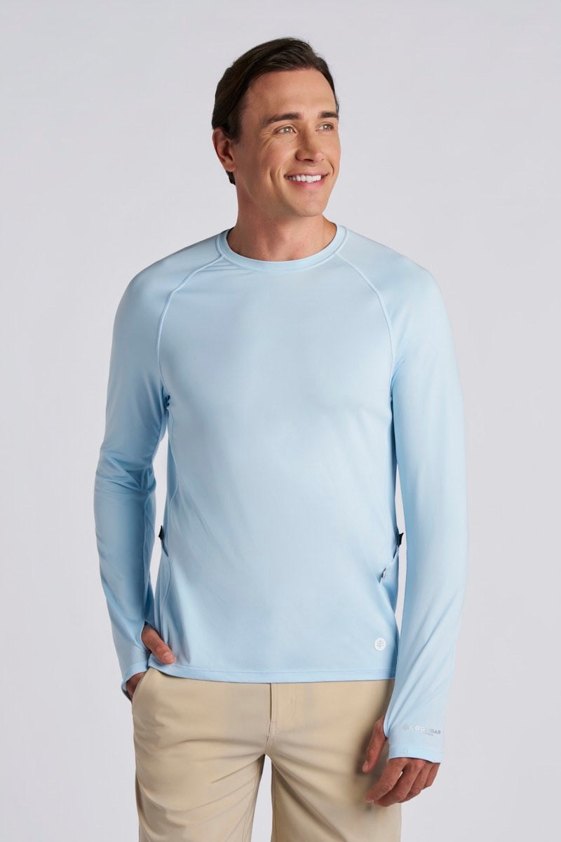 Men's Lighthouse Point Fishing Tee | Light Blue