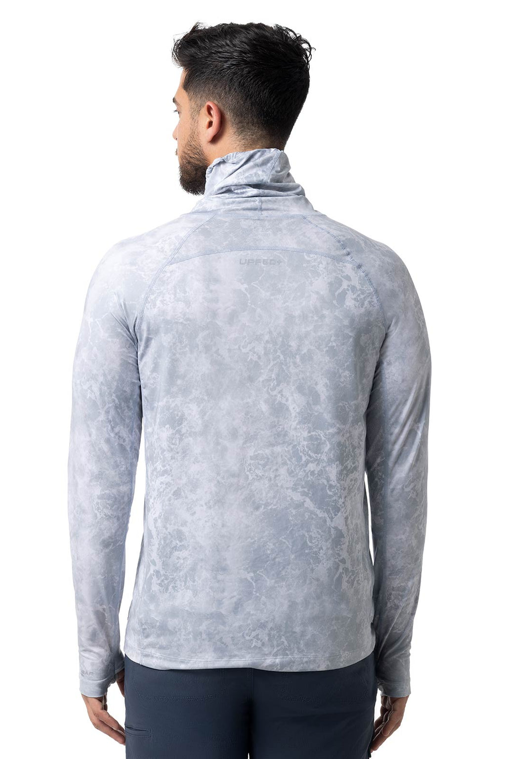 Men's Andros Vented Fishing T-Shirt | Grey Water Print
