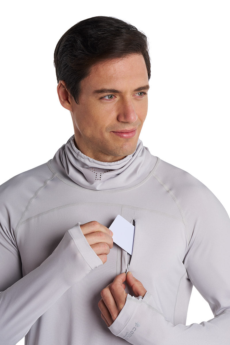 Men's Andros Vented Fishing T-Shirt | Sleek Grey
