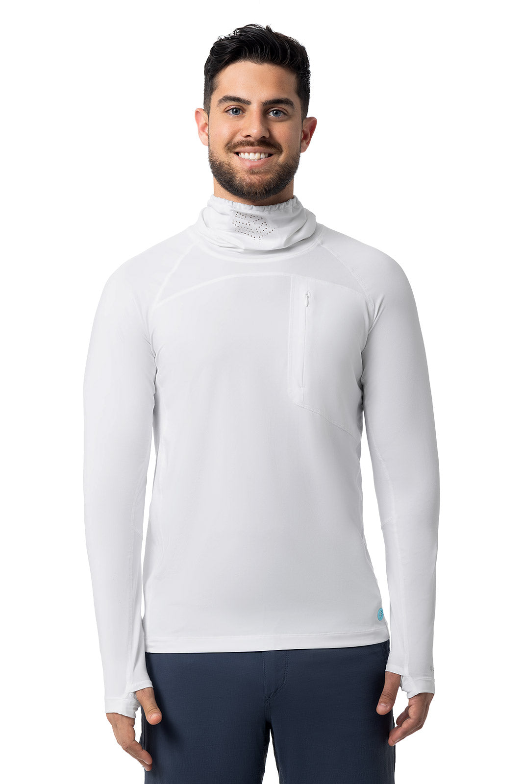 Men's Andros Vented Fishing T-Shirt | White