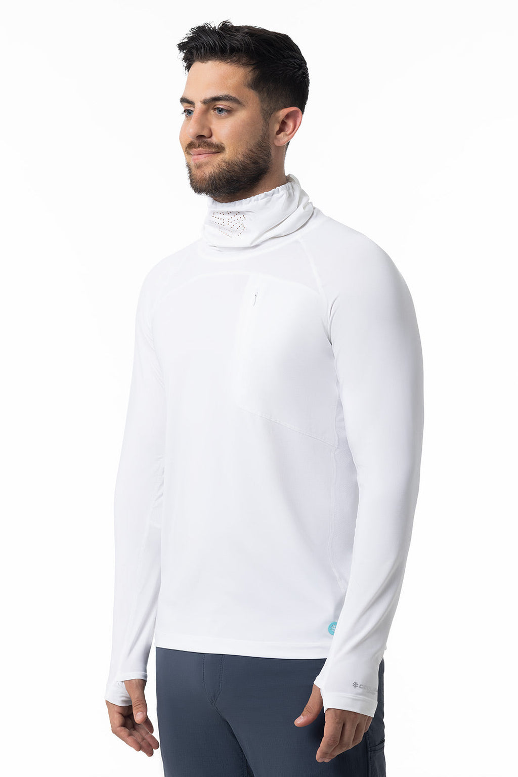 Men's Andros Vented Fishing T-Shirt | White