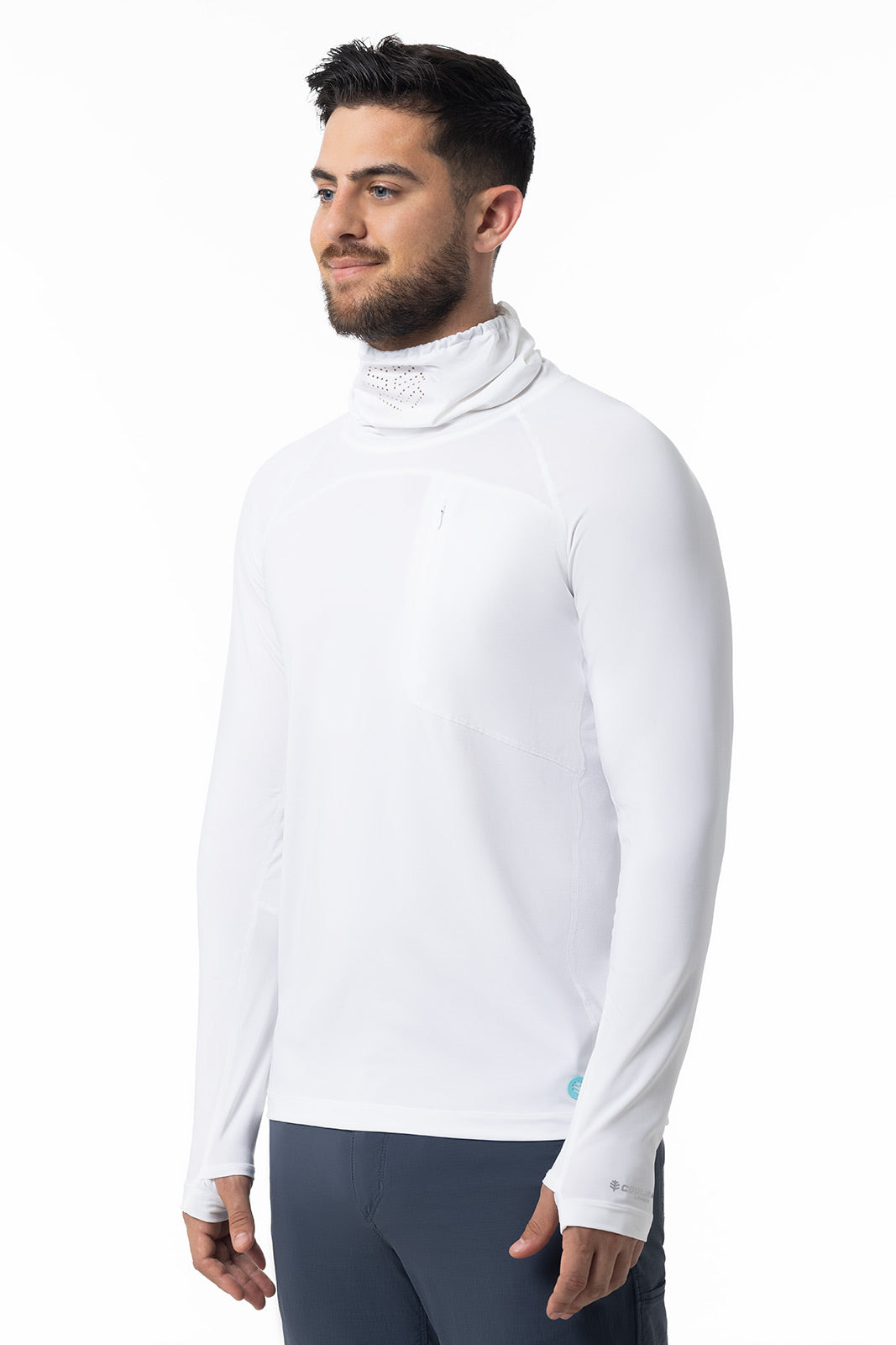 Men's Andros Vented Fishing T-Shirt | White