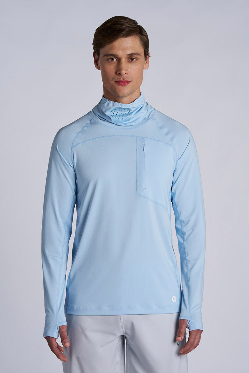Men's Andros Vented Fishing T-Shirt | Light Blue