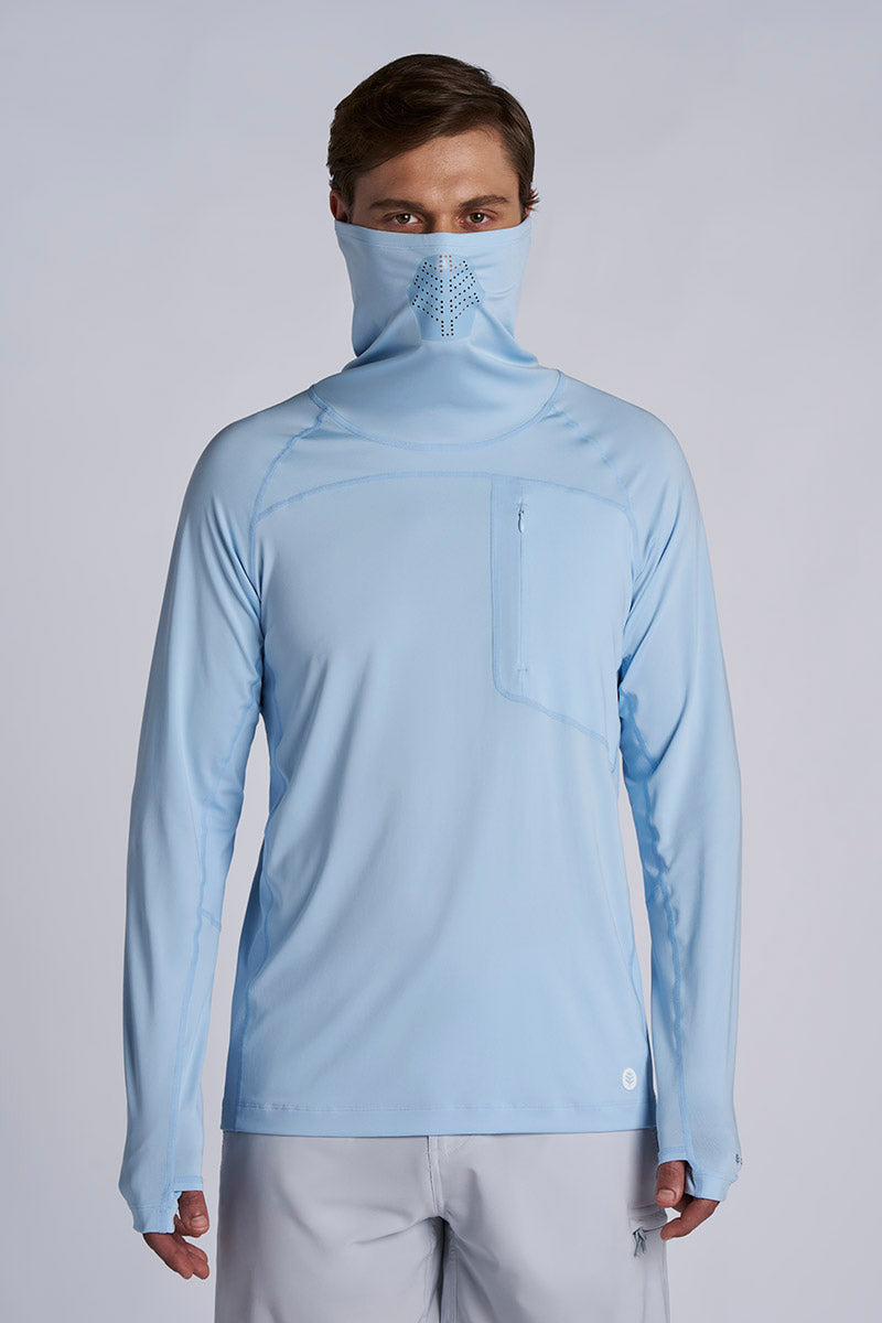 Men's Andros Vented Fishing T-Shirt | Light Blue