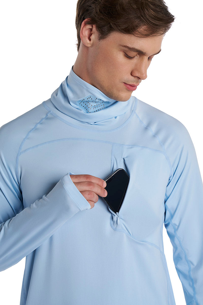 Men's Andros Vented Fishing T-Shirt | Light Blue