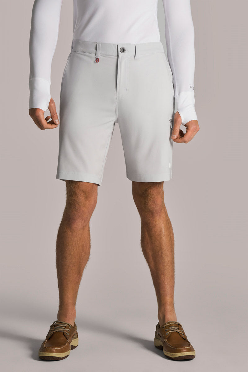 Men's Fisher Island Fishing & Boating Shorts | Sleek Grey