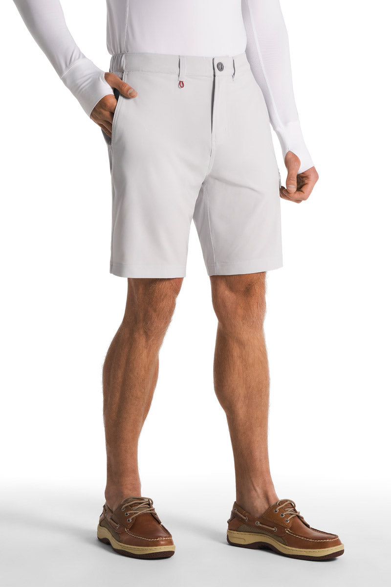Men's Fisher Island Fishing & Boating Shorts | Sleek Grey