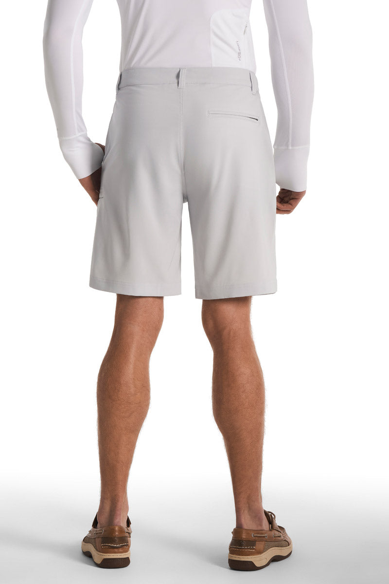 Men's Fisher Island Fishing & Boating Shorts | Sleek Grey