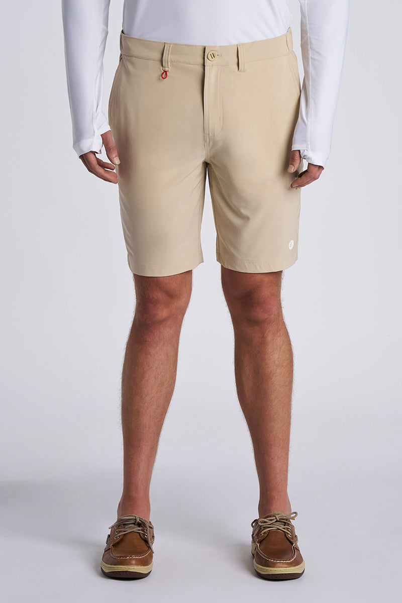 Men's Fisher Island Fishing & Boating Shorts | Pale Khaki