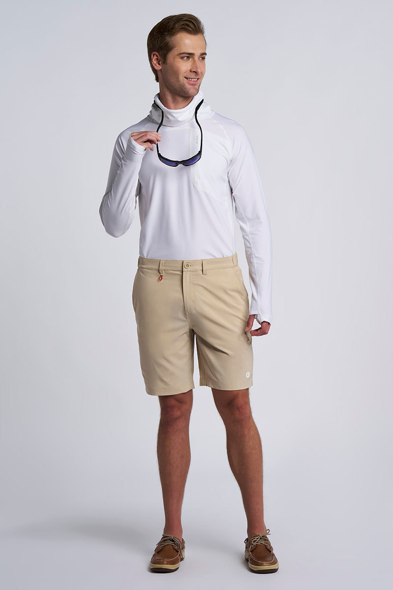 Men's Fisher Island Fishing & Boating Shorts | Pale Khaki