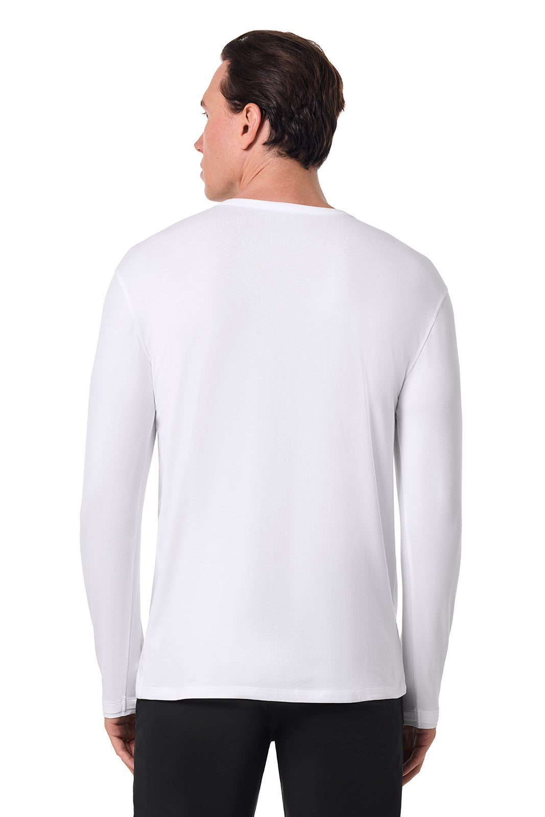 Men's Hallandale Long Sleeve Henley T-Shirt | White