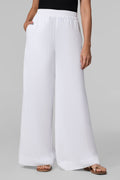 Women's Leros Wide Leg Pants | White