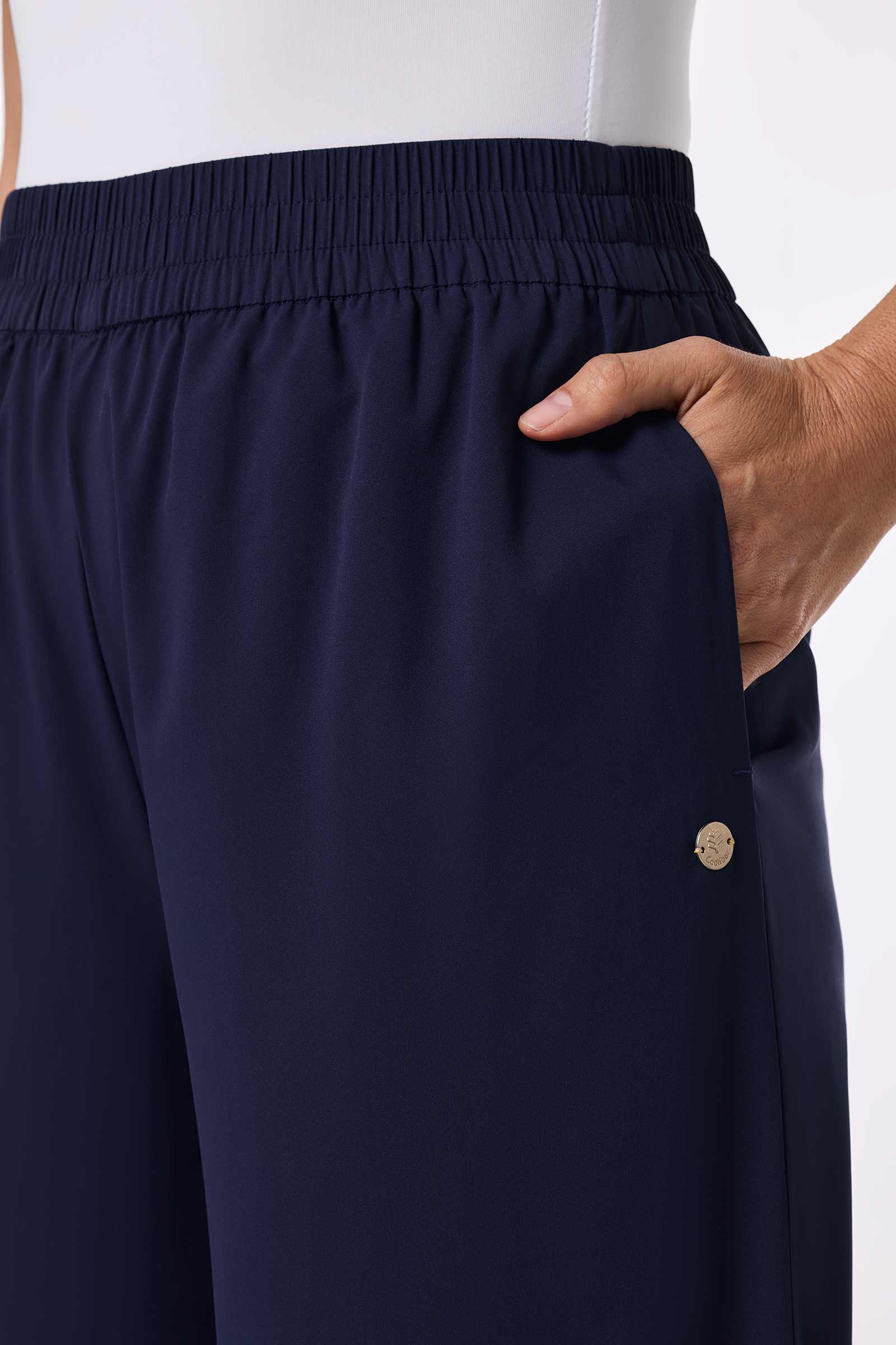 Women's Leros Wide Leg Pants | Navy