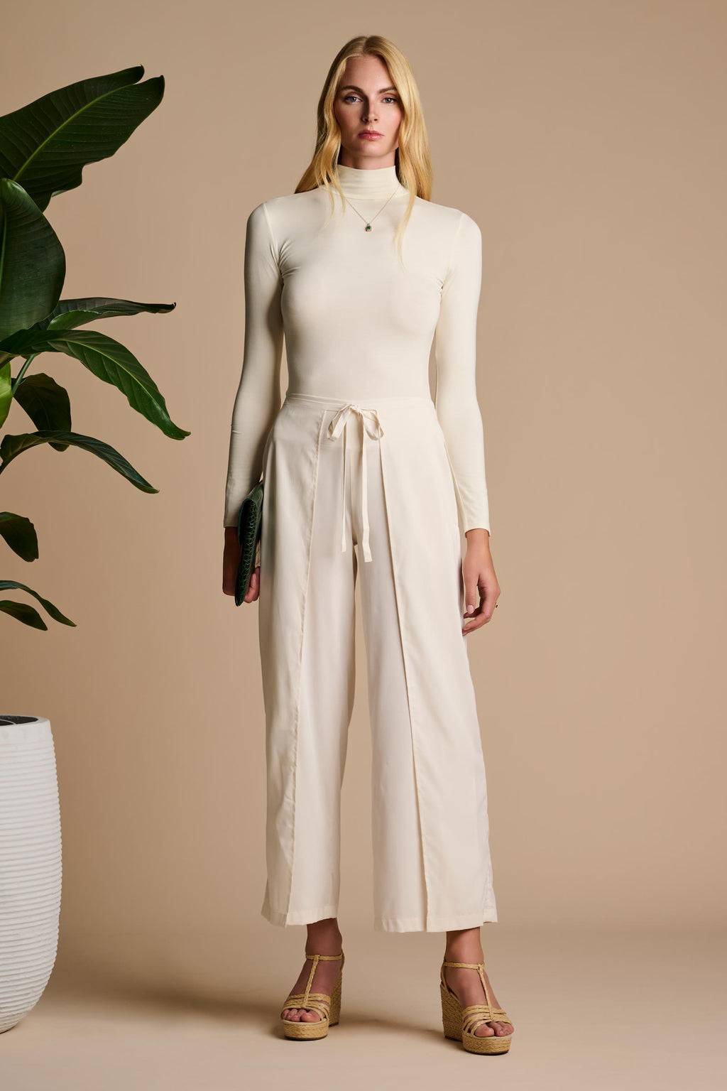 Hydra Tie Pants | Vanilla