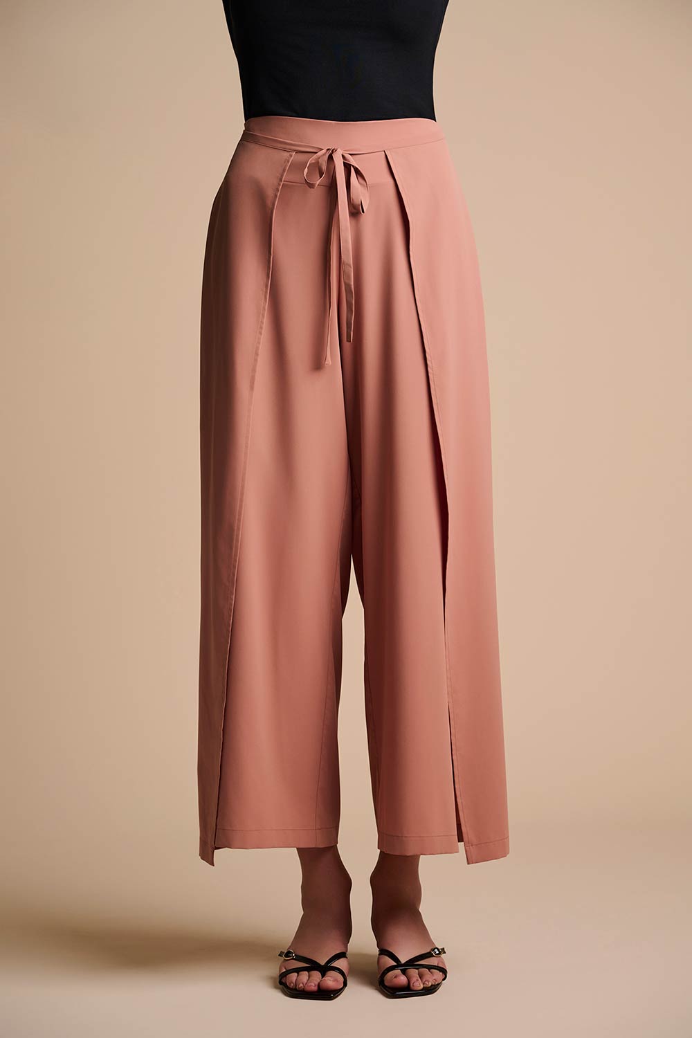 Hydra Tie Pants | Mocha Mousse