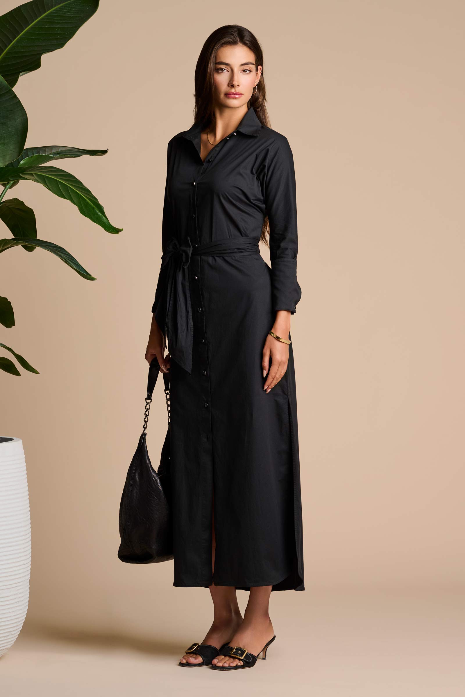 The Captiva 2.0 Shirt Dress | Black