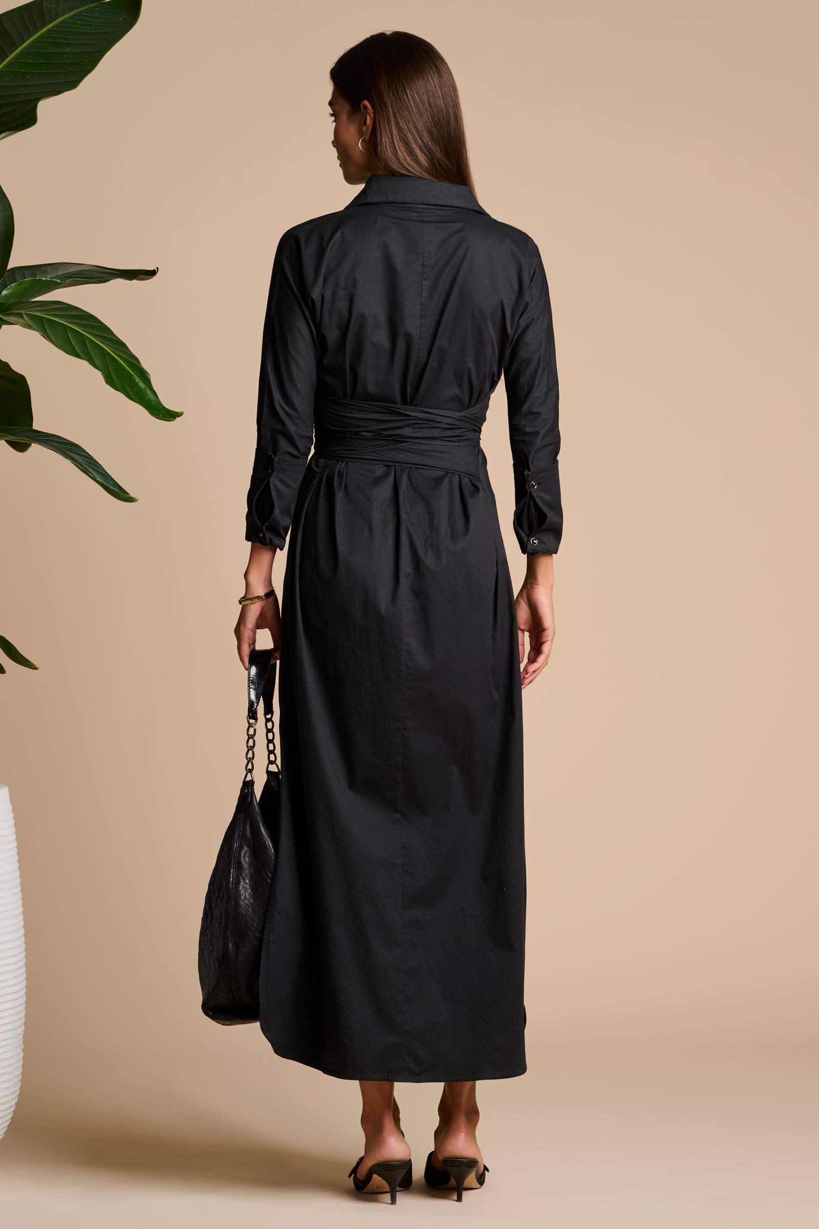 The Captiva 2.0 Shirt Dress | Black