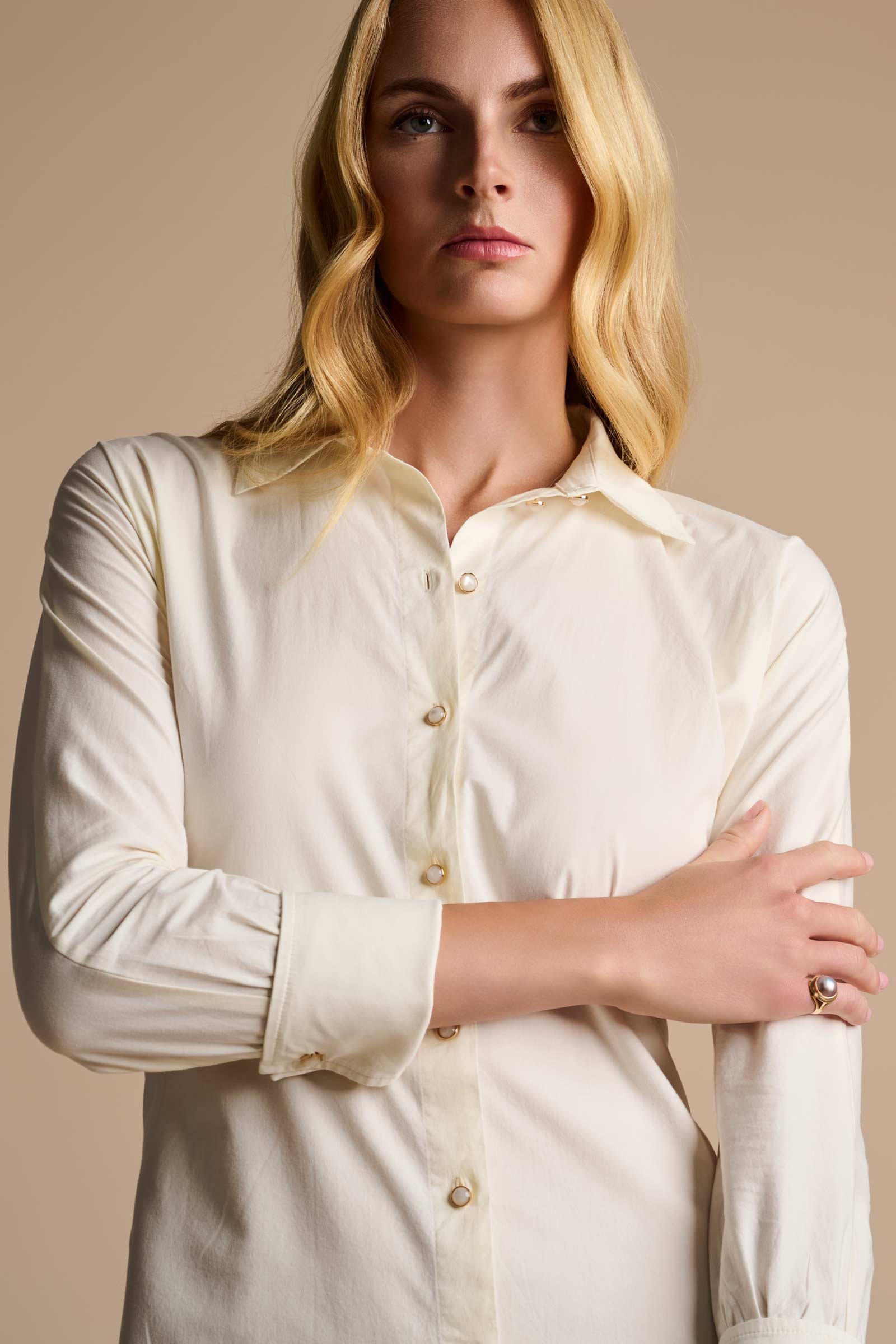 The Captiva 2.0 Shirt Dress | Vanilla