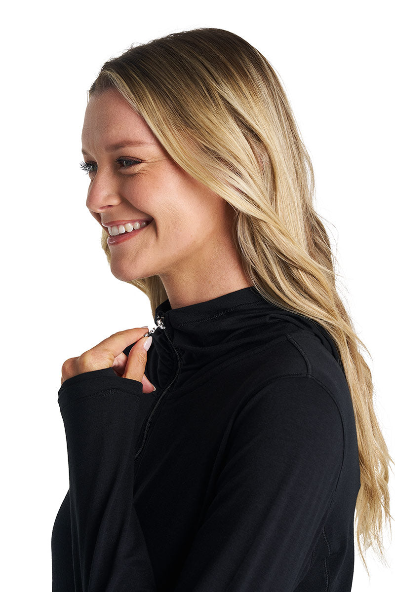 Women's Anacapa Beach Cover-Up Dress 2.0 | Black