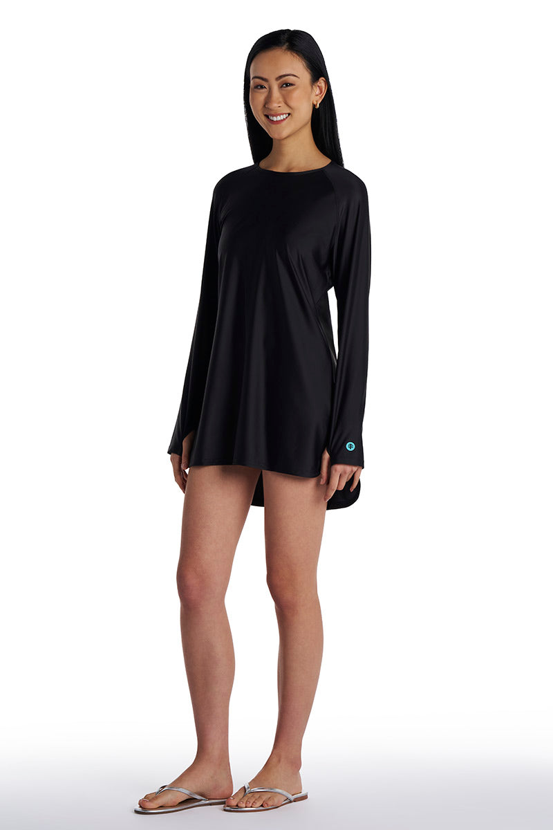 Women's Seacoast Crew Cover Up Dress | Black