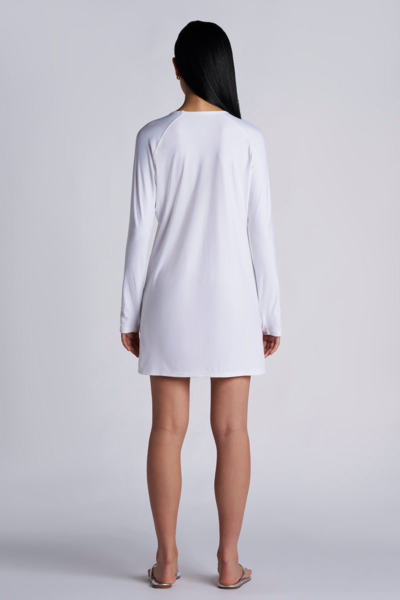 Women's Seacoast Crew Cover Up Dress | White