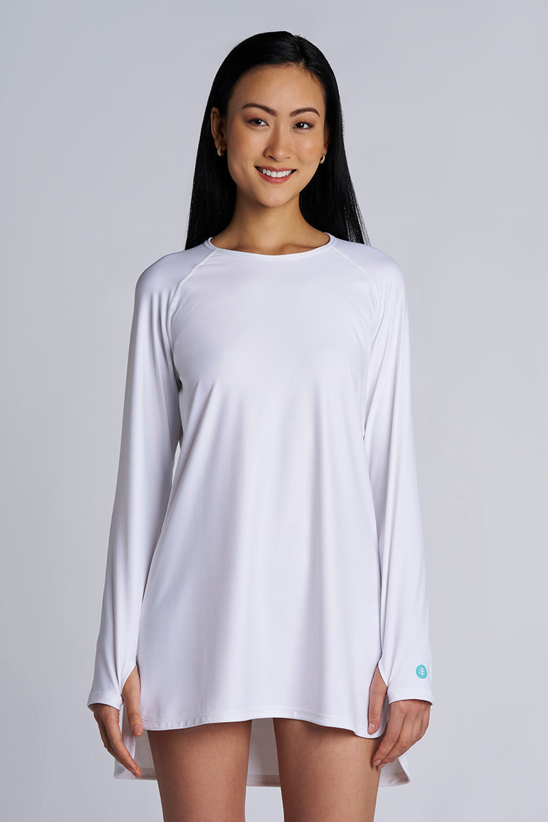 Women's Seacoast Crew Cover Up Dress | White