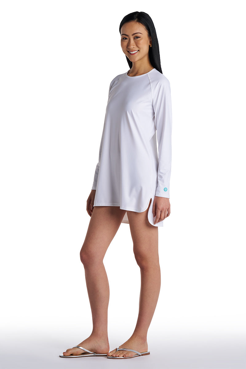 Women's Seacoast Crew Cover Up Dress | White
