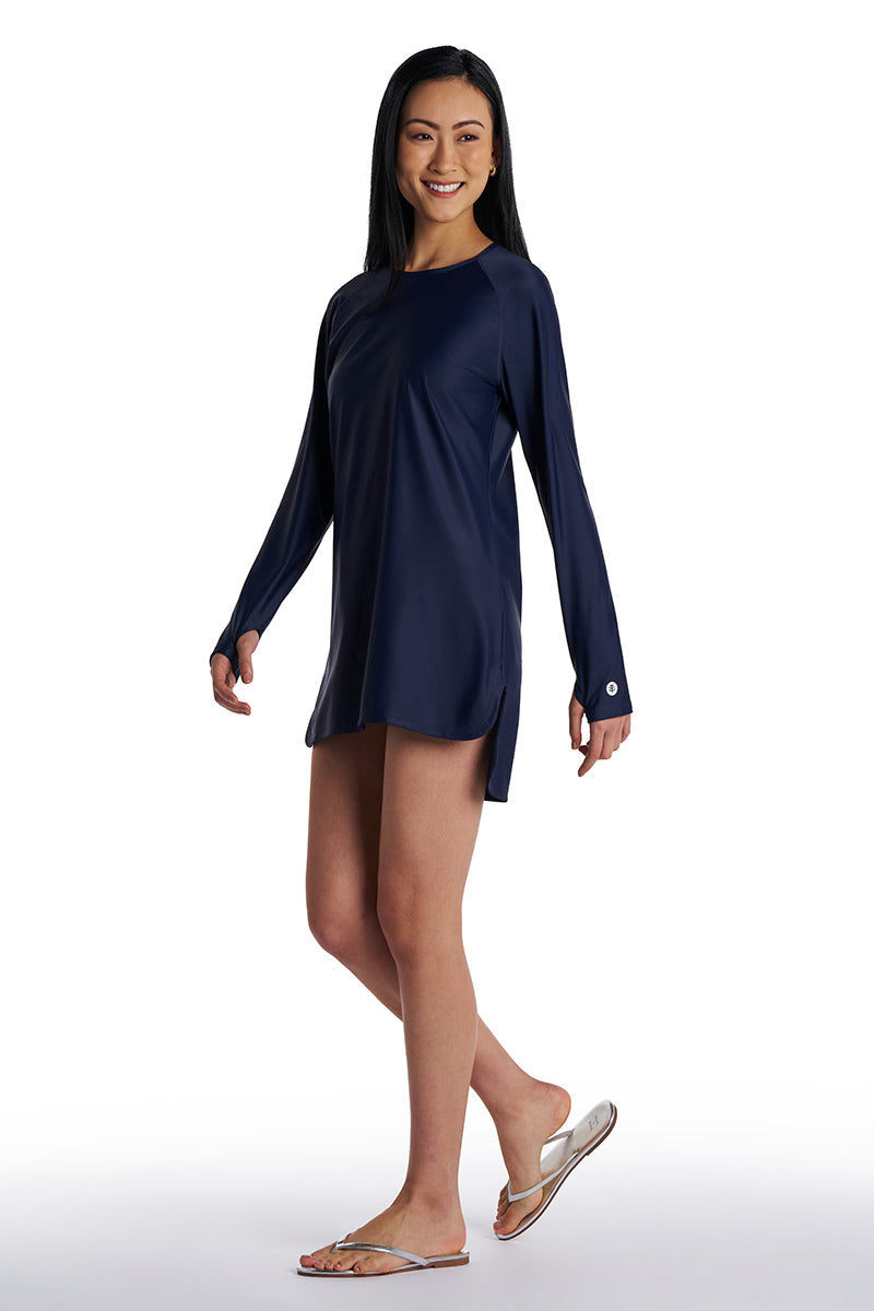 Women's Seacoast Crew Cover Up Dress | Navy