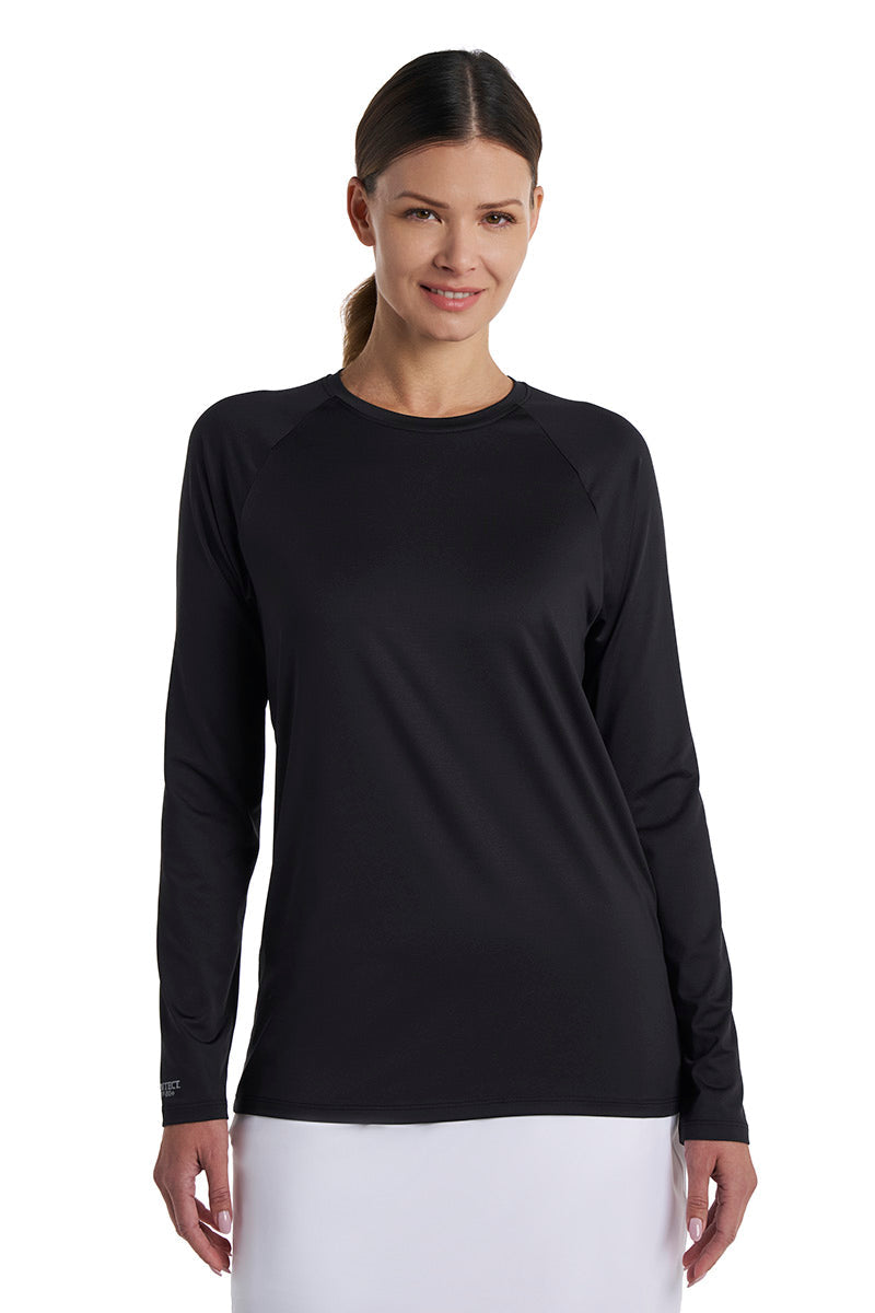 Suntect Shield Long Sleeve T-Shirt | Black