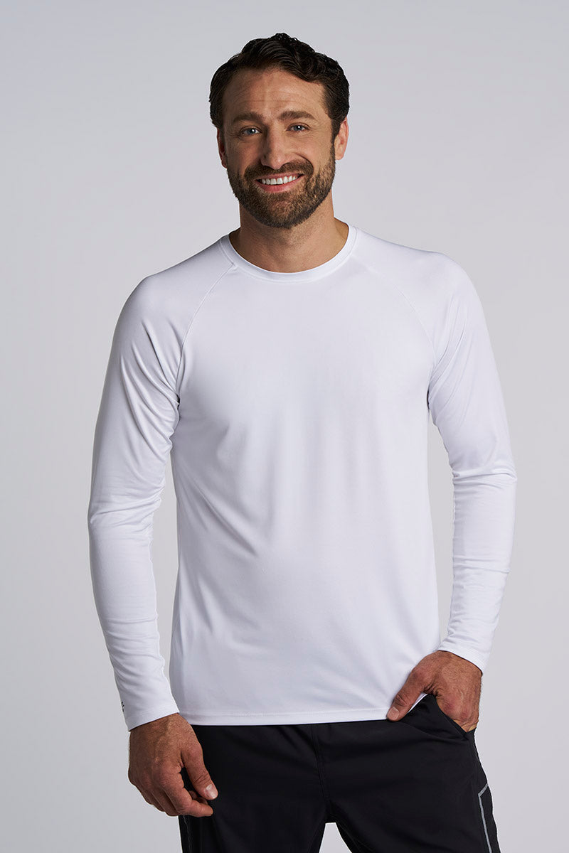 Suntect Shield Long Sleeve T-Shirt | White
