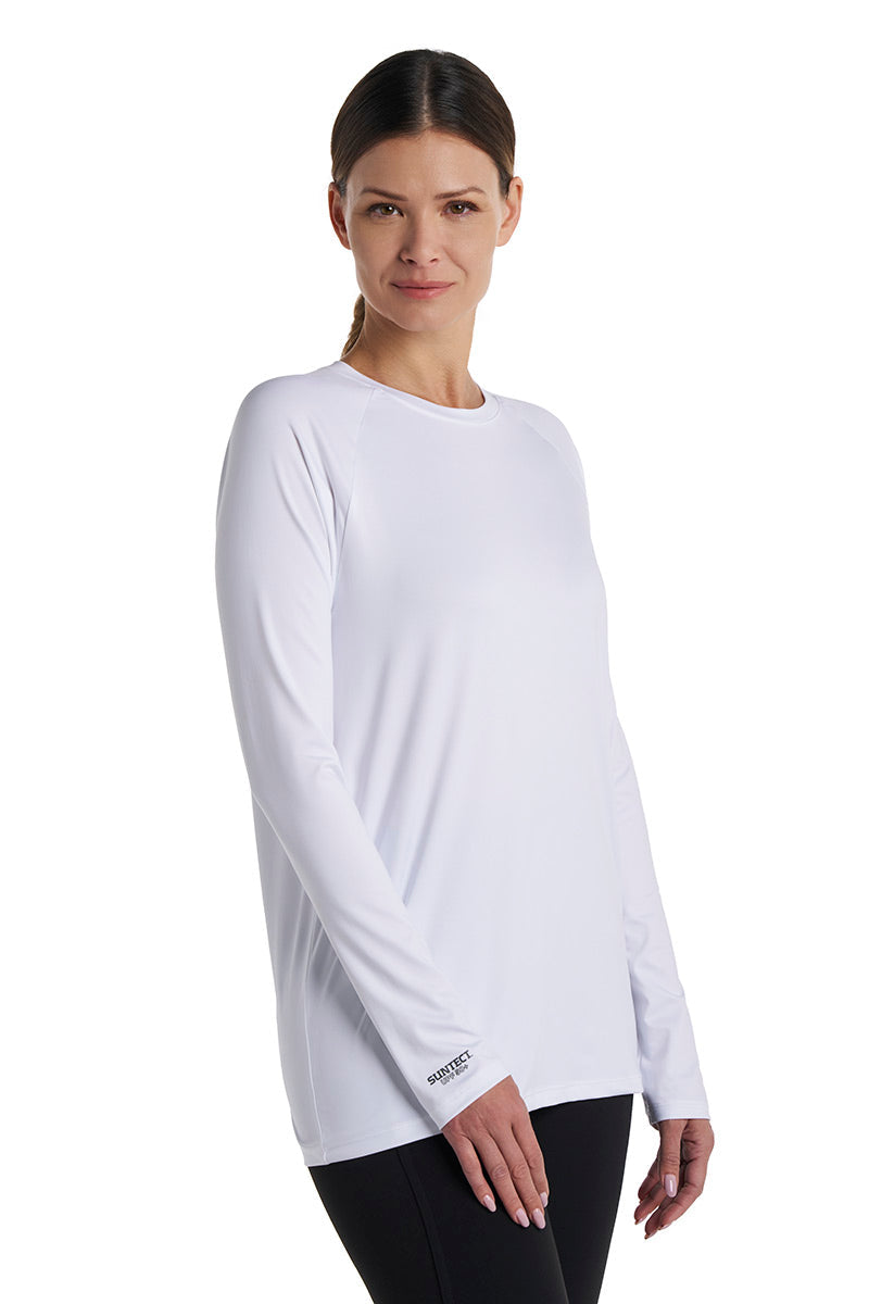 Suntect Shield Long Sleeve T-Shirt | White