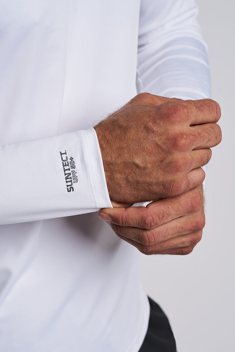 Suntect Shield Long Sleeve T-Shirt | White