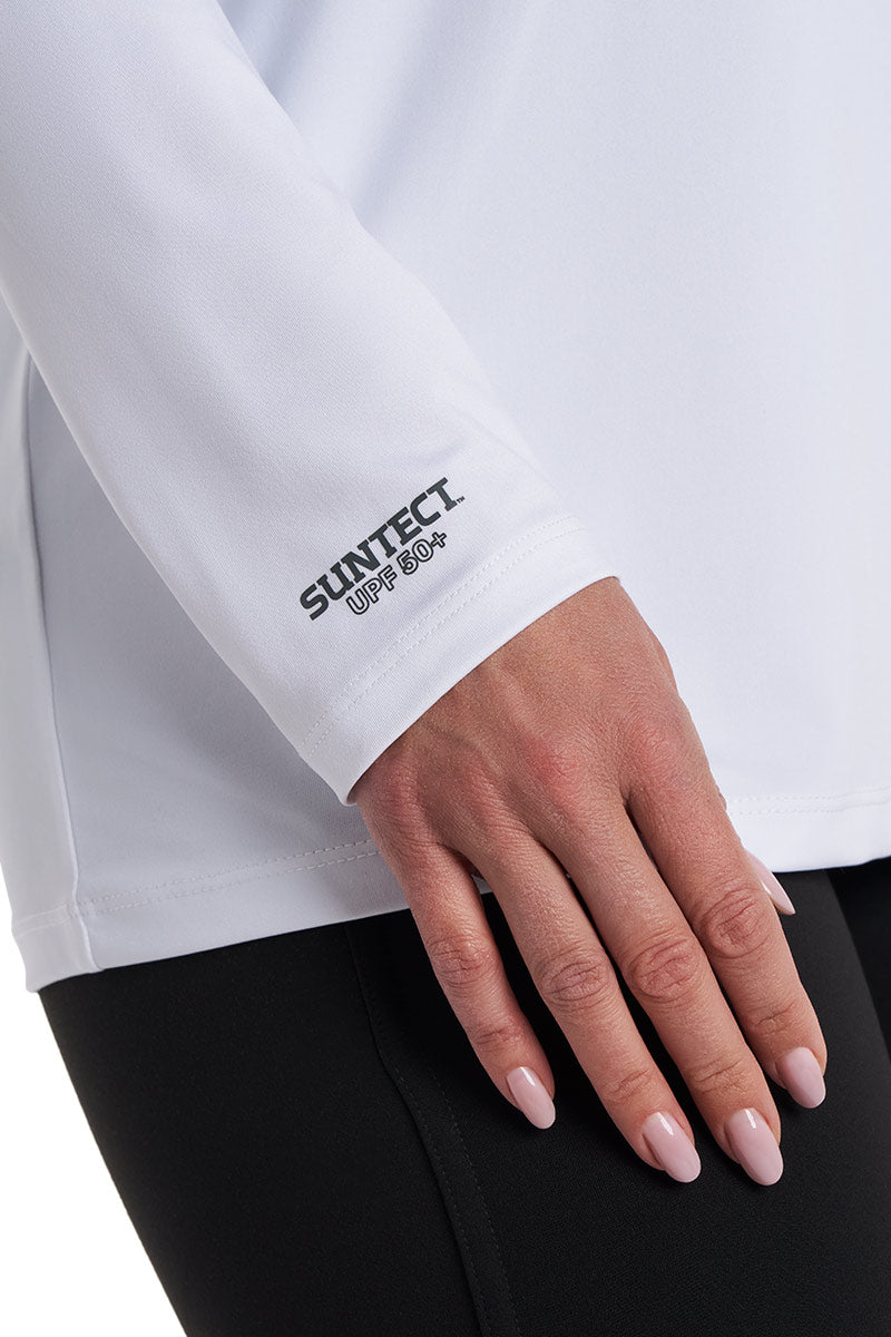 Suntect Shield Long Sleeve T-Shirt | White