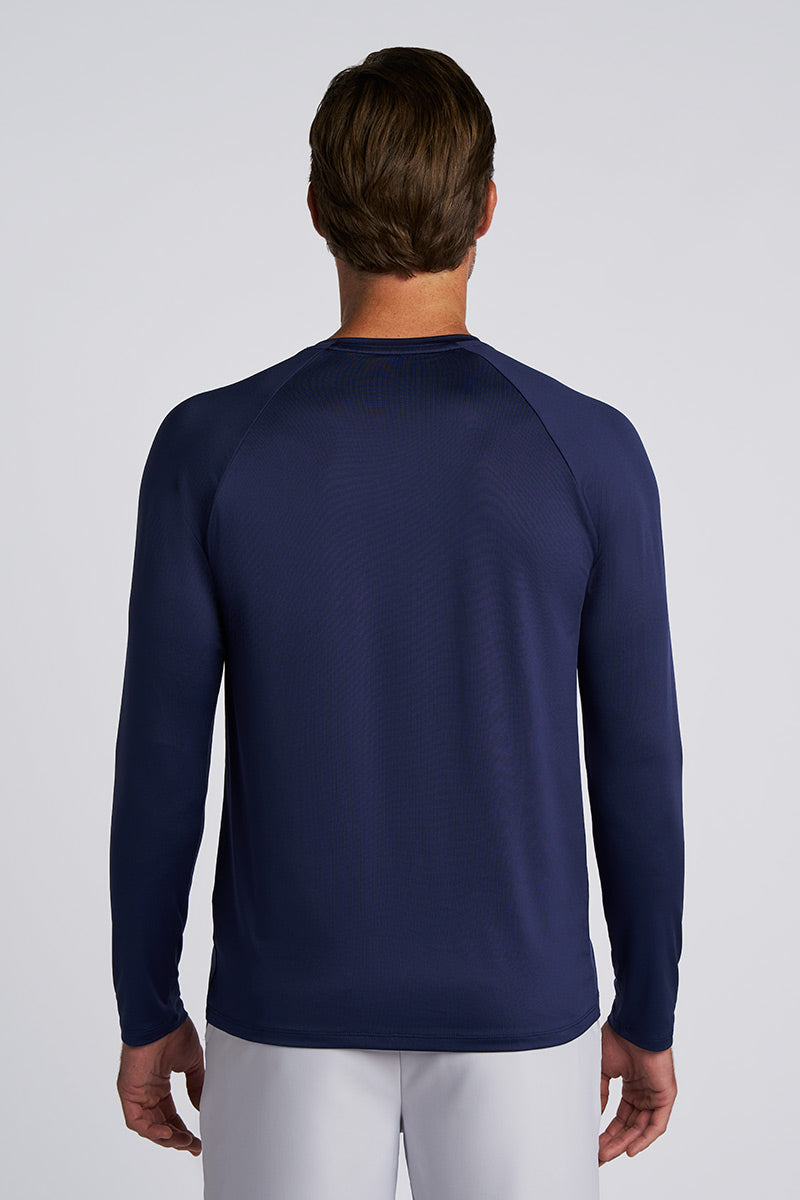 Suntect Shield Long Sleeve T-Shirt | Navy